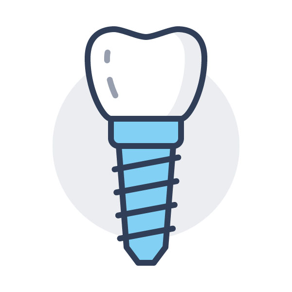 Icons Zahnarzt und Zahnbehandlungen